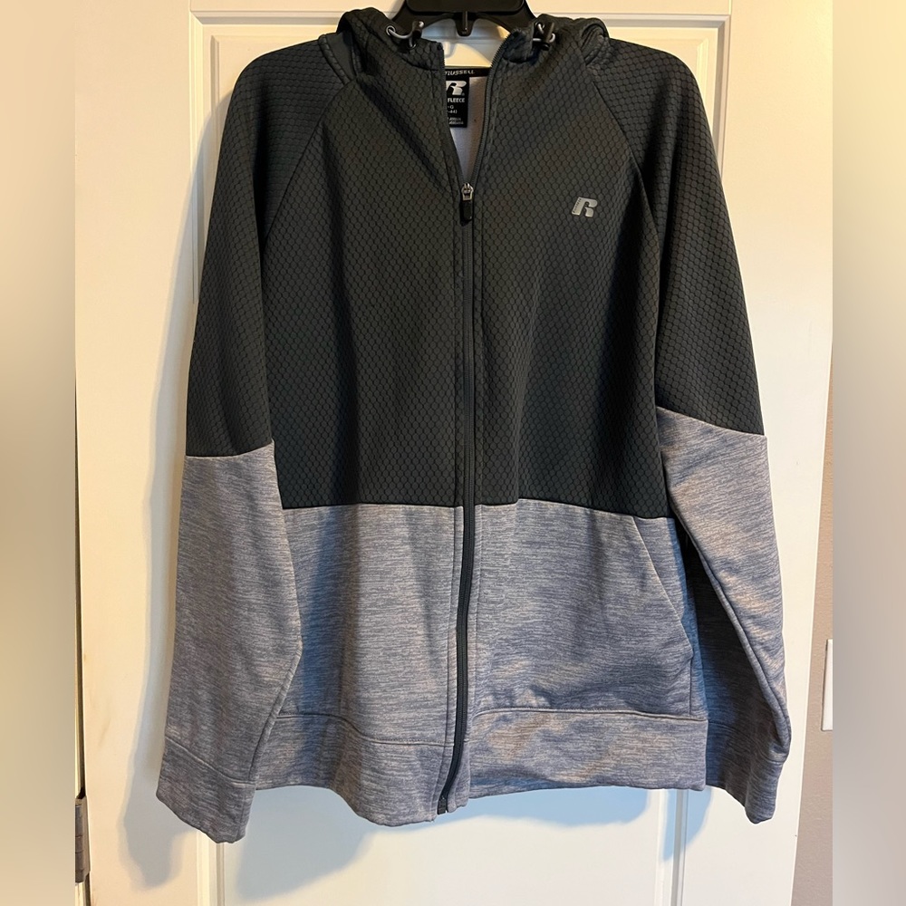 Men’s two tone zip-up jacket